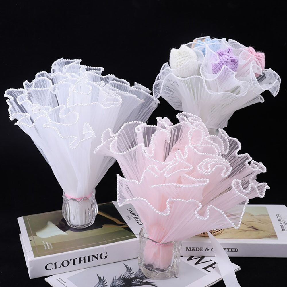 Flower Wrap Kraft - Tissu d'emballage de fleurs en dentelle