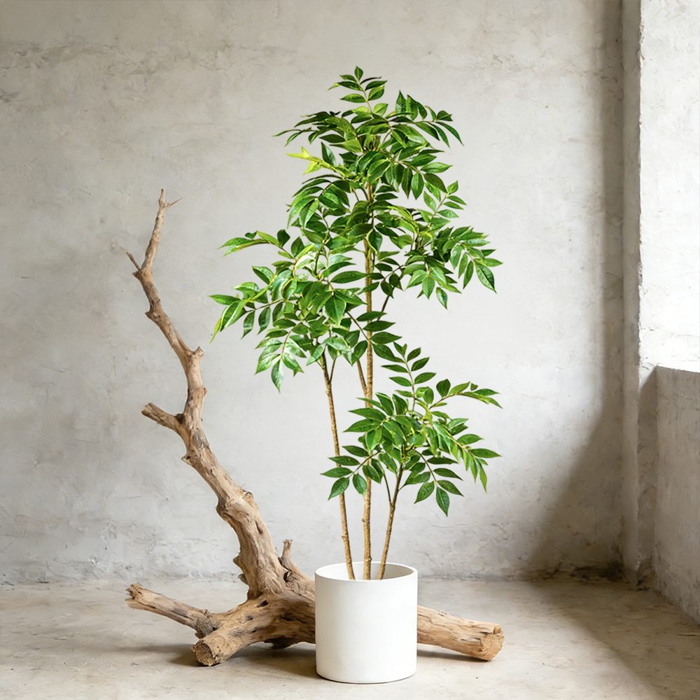 Preserved Moss Sheet - Arbre artificiel en caoutchouc de 76-140