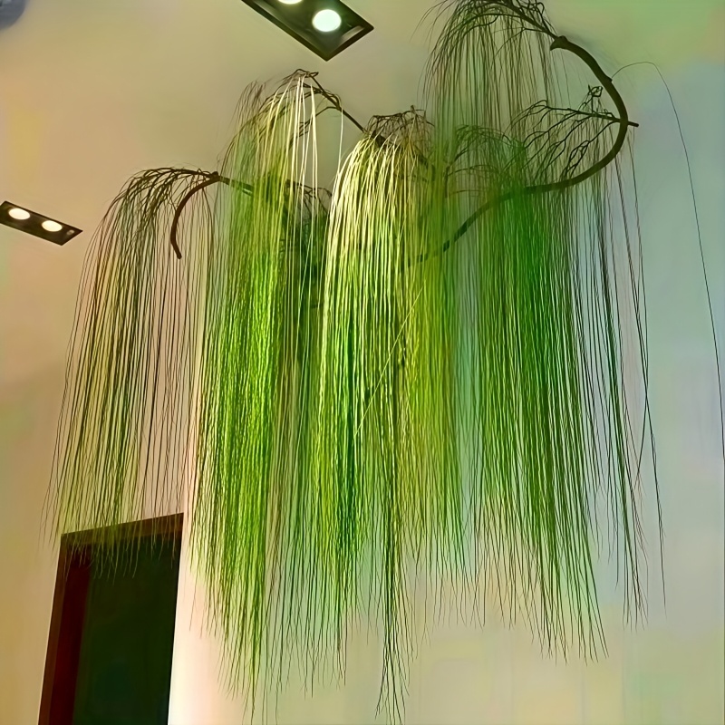 Preserved Moss Sheet - Vignes artificielles suspendues en saule vert,