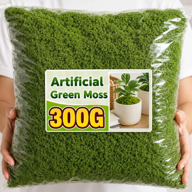 Preserved Moss Sheet - Mousse verte artificielle, fausse mousse pour
