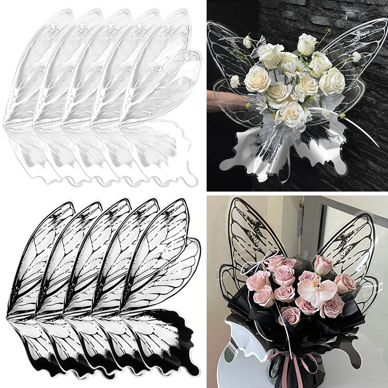 Flower Wrap Kraft - Papier d'emballage en forme d'ailes de