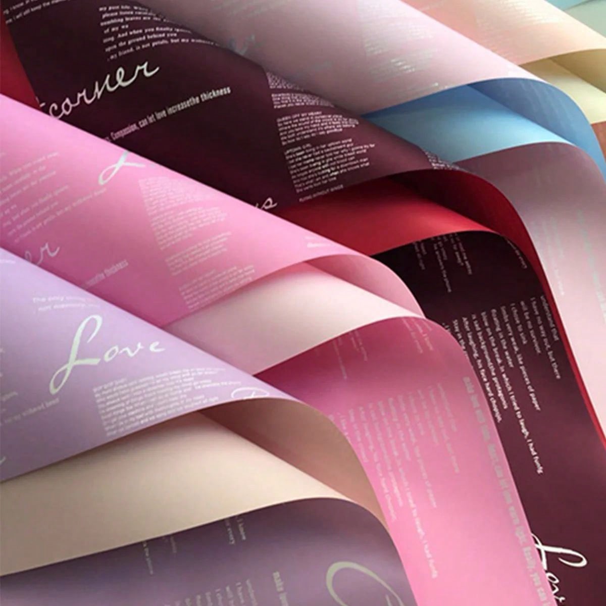 Flower Wrap Kraft - Papier d'emballage de fleurs élégant bicolore