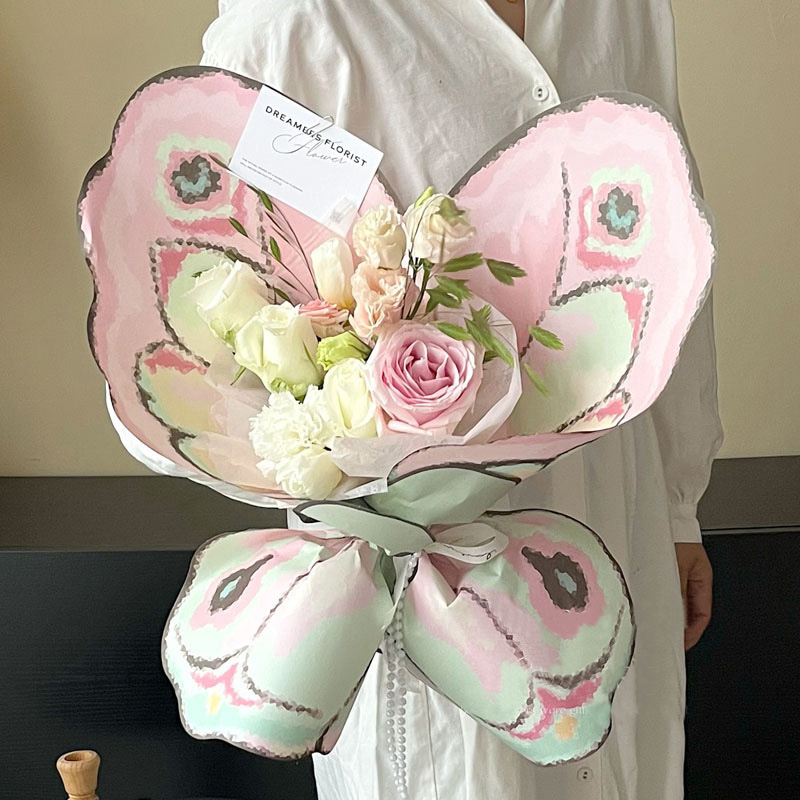 Flower Wrap Kraft - Papier d'emballage de bouquet en forme