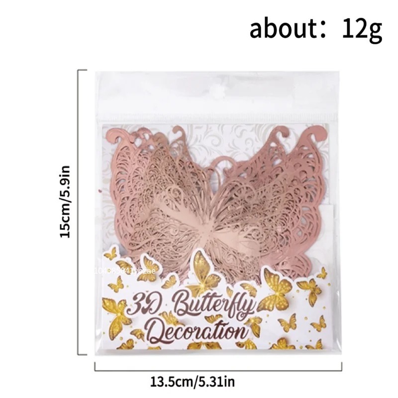 12-36 pièces papillon pour emb - Flower Wrap Kraft avis et prix