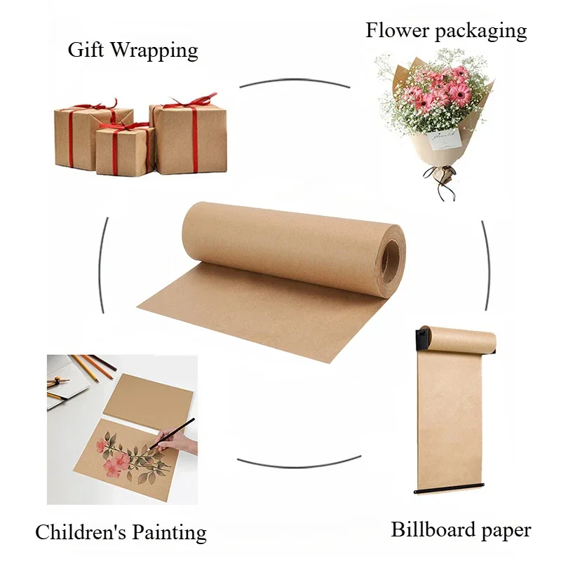 YITAPE Rouleau de papier kraft - Flower Wrap Kraft avis et prix